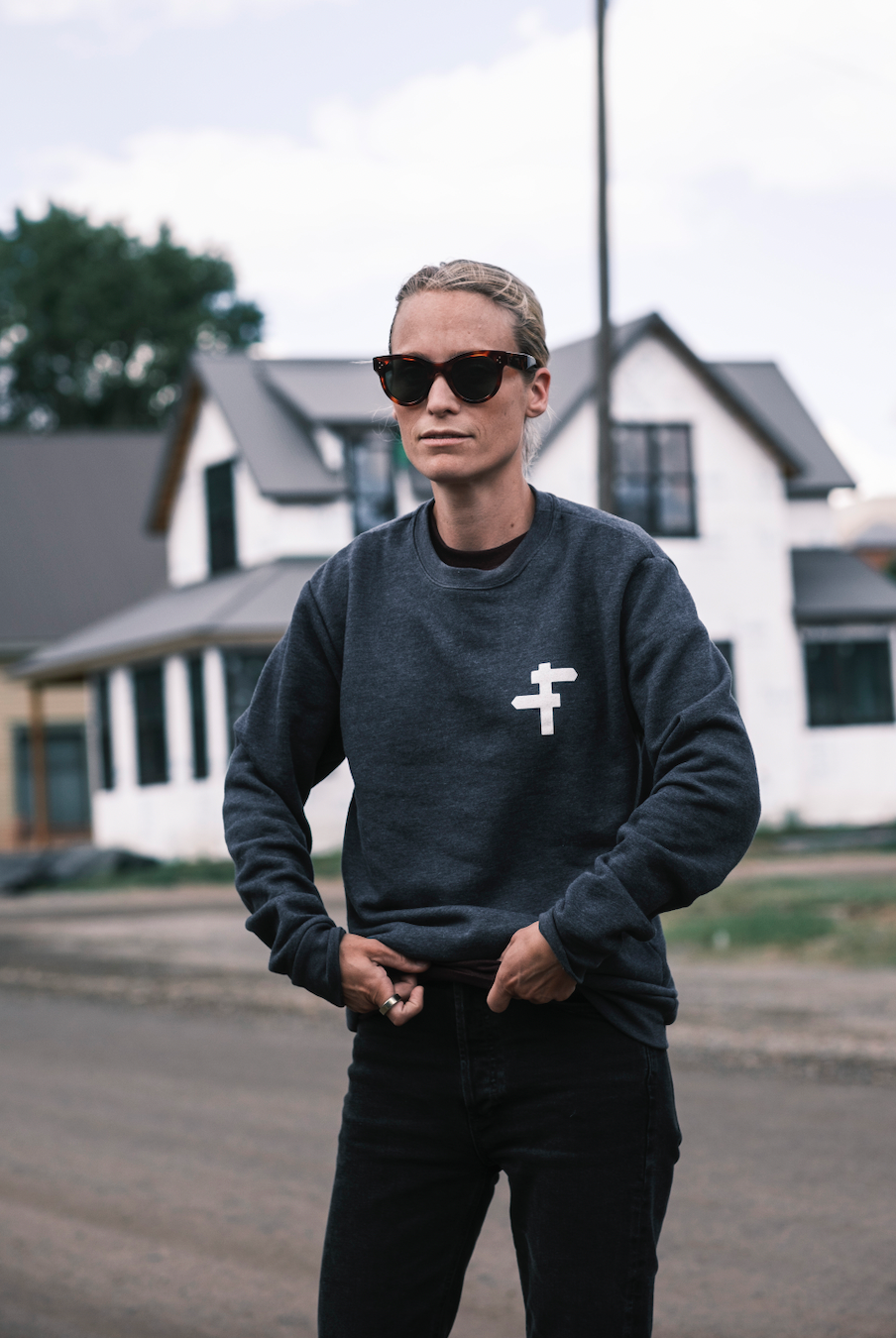 Signpost Logo Crewneck
