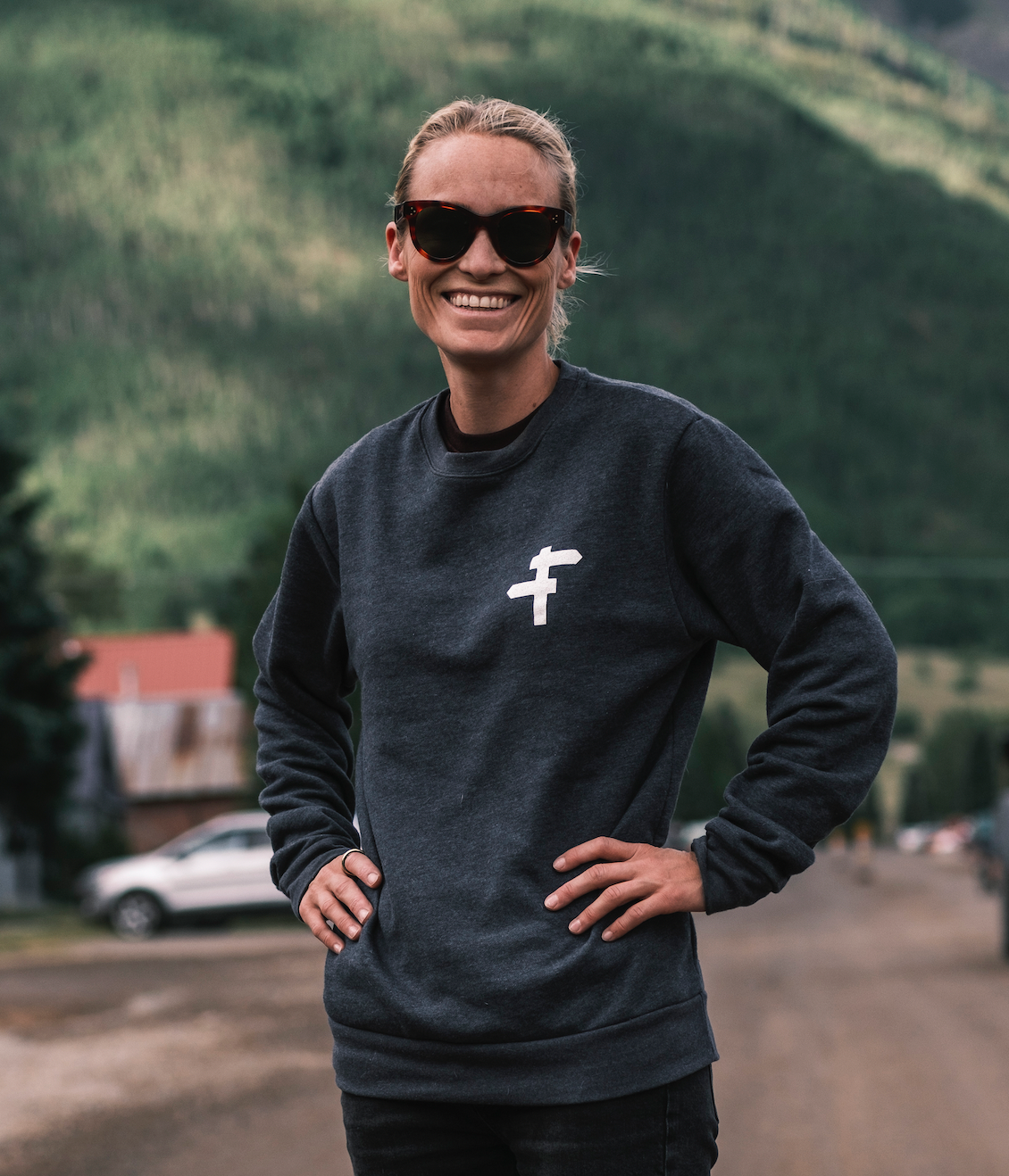 Signpost Logo Crewneck