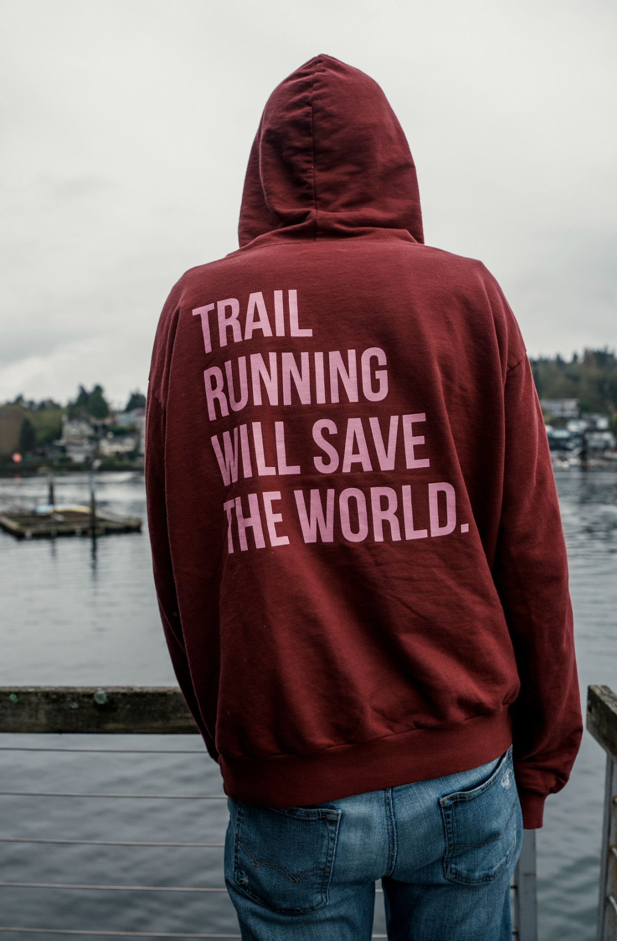 Trail Running Will Save The World Hoodie