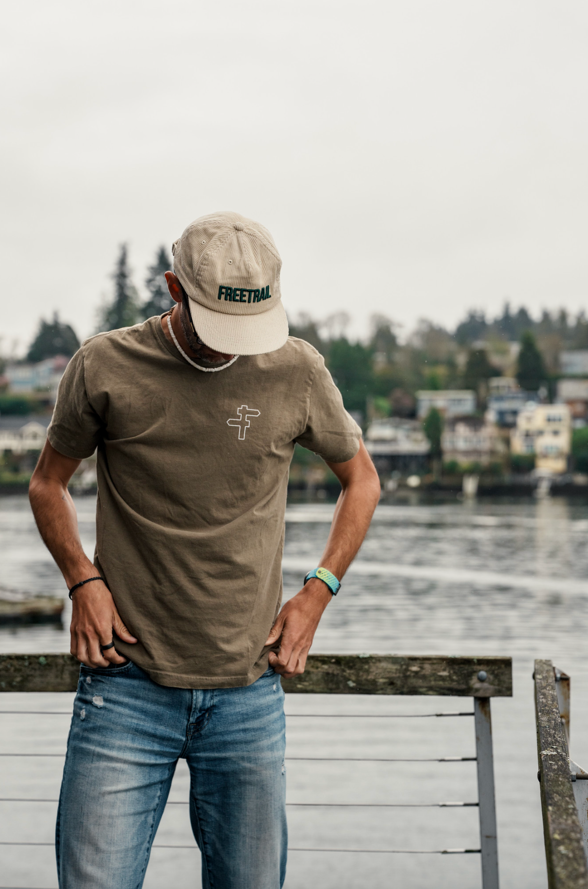 Freetrail Sage Green Tee
