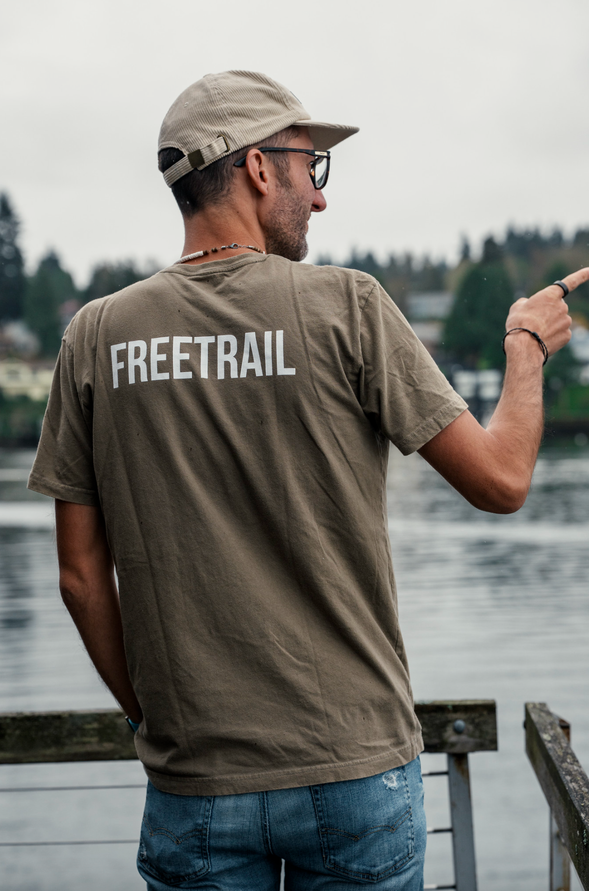 Freetrail Sage Green Tee