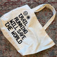 Trail Running Will Save The World Canvas Bag