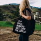 Trail Running Will Save The World Canvas Bag