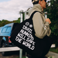 Trail Running Will Save The World Canvas Bag