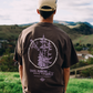 Trail Running Will Save The World Tee - Faded Brown